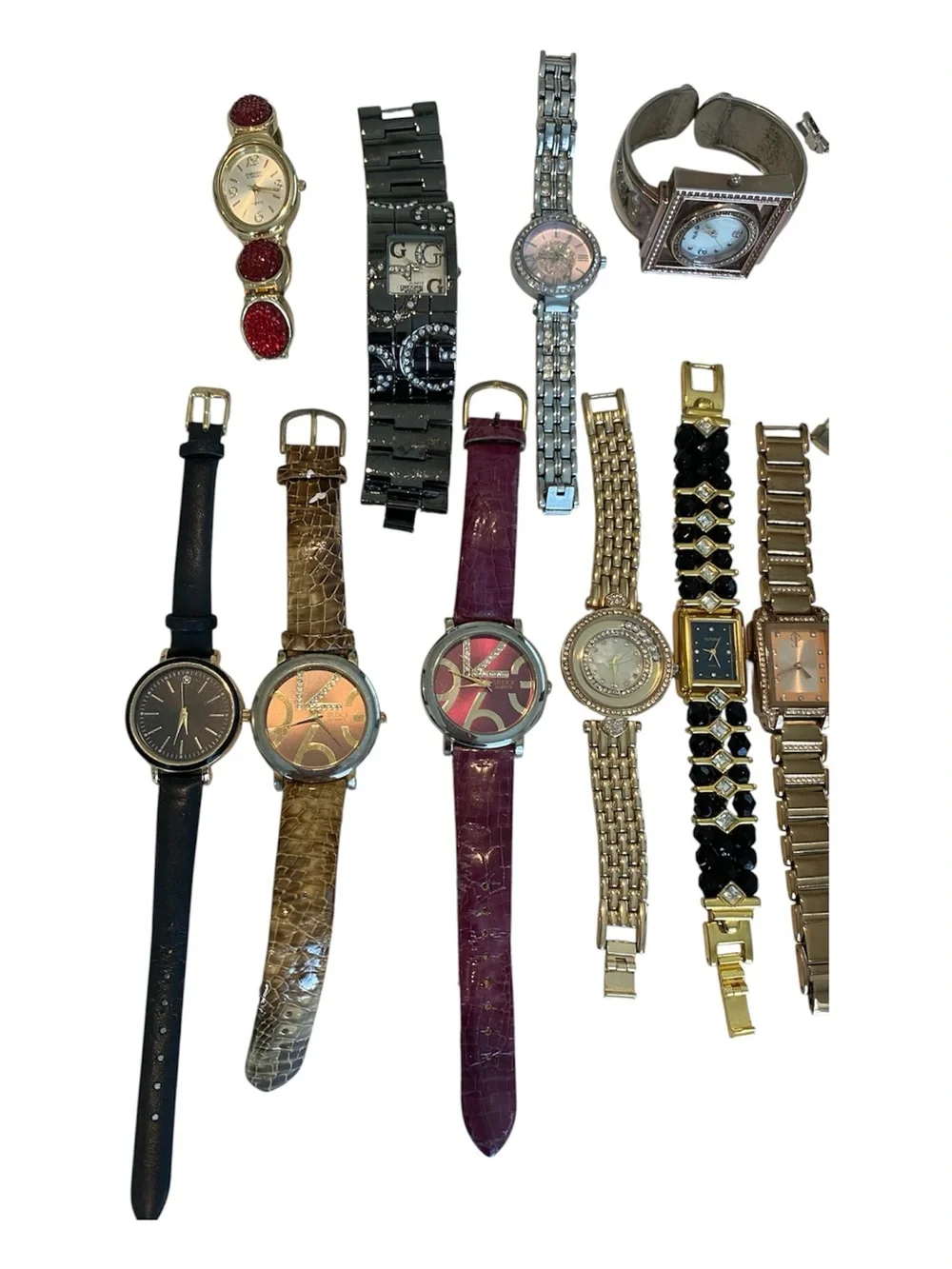 Assorted Women's Fashion Watches - Lot of 15 - Mixed Colors